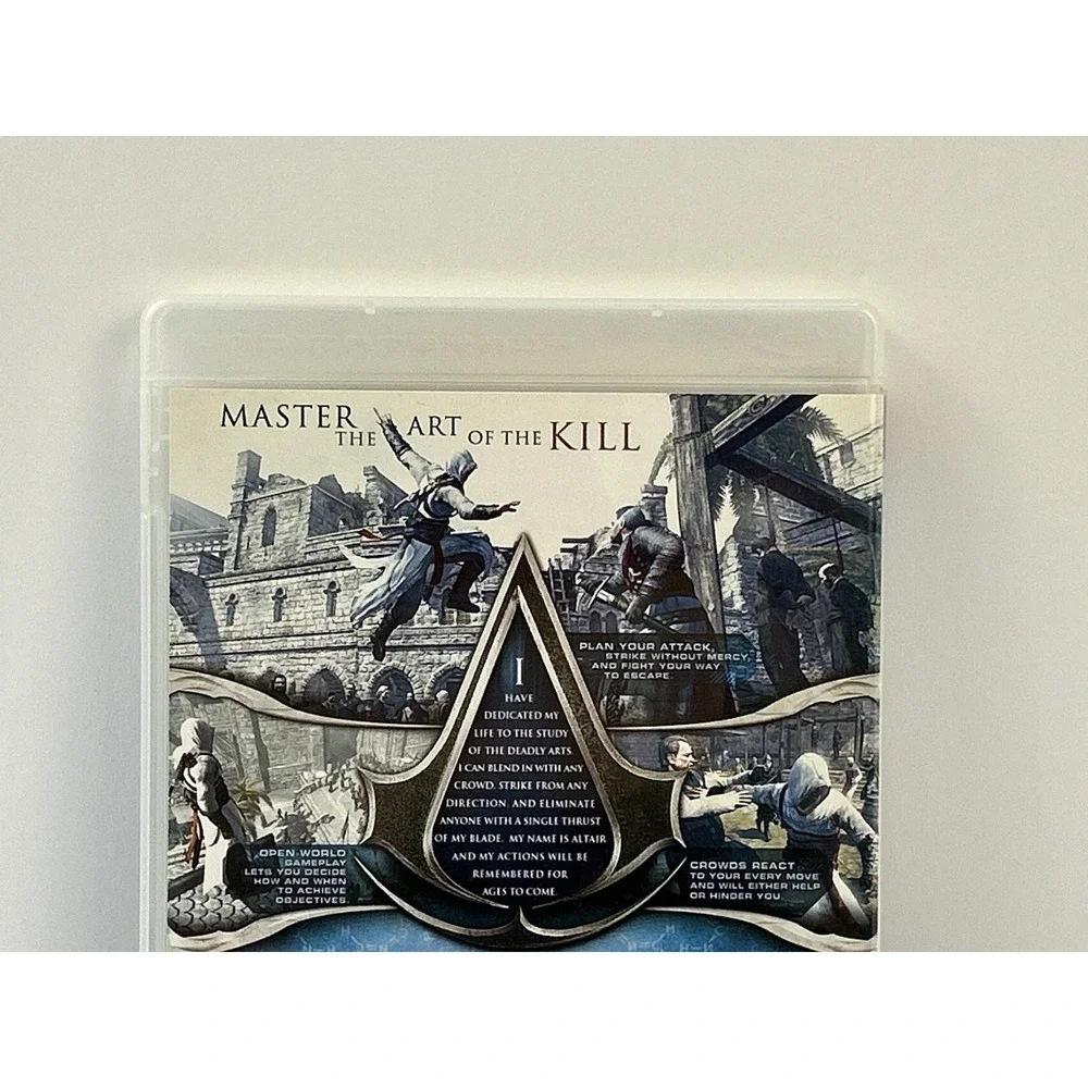 Assassin's Creed PS3 Complete CIB Manual PlayStation 3 Ubisoft Game Untested